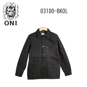 ONI DENIM �S�f�j�� 12.5oz�J�o�[�I�[�� �y03100-BKOL�z�Z���r�b�W�f�j���W���P�b�g�u���b�Nx�I���[�u �����Y �t�� �f�j���W���P�b�g �A���J�W �u�����h �����Y�f�j�� �g�b�v�X �A�E�^�[ �I�V����
