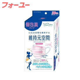 城山衛生材料 個包装　維持元空間マスク小さめ 30枚　4905374101154