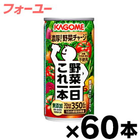 【送料無料！】 60缶入り カゴメ　野菜一日これ一本　190g 2ケース　【本ページ以外の同時注文同梱不可】　4901306186602*2