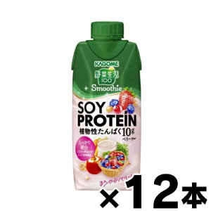 JS ؐ100 Smoothie X[W[ SOY PROTEIN x[mix 330ml×12{@is@4901306008942*12