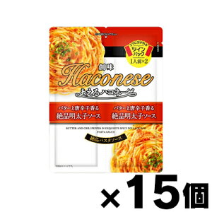 創味食品 あえるハコネーゼ バターと唐辛子香る絶品明太子ソース (38g×2)×15袋 4973918106705*15