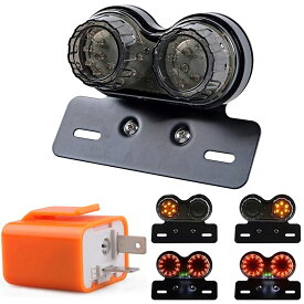 PIENSE バイク テールランプ ブレーキランプ ウィンカー ナンバー灯 LED 汎用 リレー付 エイプ モンキー スーパーカブ クロスカブ ハンターカブ GSX250R CB125R ズーマー CBR250RR レブル250 Ninja250