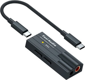 Fosi Audio DS1 �w�b�h�z���A���v DAC �A���v USB DAC Hi-Res�Ή� ���^ �|�[�^�u�� ������ �O�t��DAC �X�}�z PC ���y �Q�[�� �I�[�f�B�I �~�j �A���v 3.5mm�W���b�N UAC�Ή� USB�I�[�f�B�I �m�C�Y�ጸ �C���z