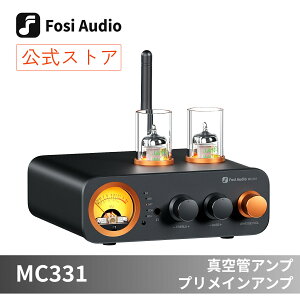 Fosi Audio MC331 �^��ǃA���v �v�����C���A���v �n�C�u���b�h�A���v DAC�A���v Bluetooth �u���[�g�D�[�X VU���[�^�[���� 2ch �X�e���I�A���v �p���[�A���v �^��ǃv���A���v RCA�o�� HiFi �I�[�f�B�I