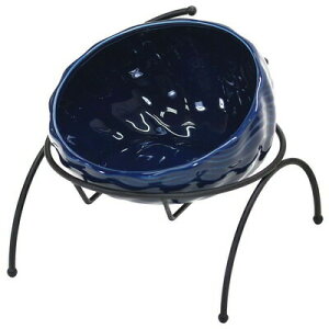 えさ皿 猫 エサ 皿 食器 犬 餌入れ フードボウル ごはん皿 お皿 食べやすい 陶器 ペット 猫用 犬用 食器台 アイアンスタンド シングル