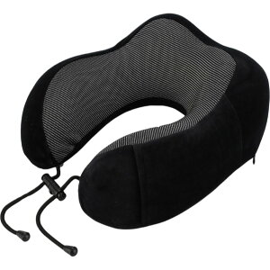 ネックピロー U字型 首枕 枕 クッション 洗えるカバー ポケット付き シンプル お洒落 休憩 お昼寝 仮眠 便利 車内 機内 旅行 トラベル