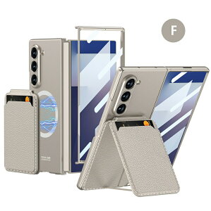 Galaxy Z Fold 7 専用 ケース ギャラクシー フォールド 7 カバー カード収納 磁気吸着 スマホケース フィルム一体型 折りたたみ ケース スタンド機能 完全な保護 ワイヤレス充電対応 おしゃれ 薄