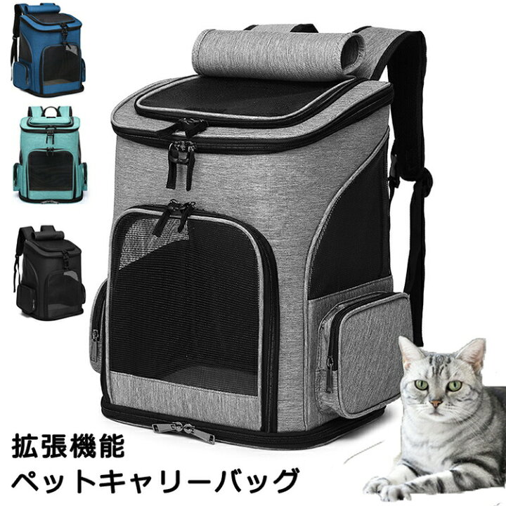 楽天市場】ペットキャリーバッグ 折りたたみ 大きめ リュック ペット 
