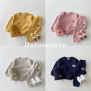 【6%OFFクーポン】セットアップ キッズ ベビー服 女の子 男の子 tシャツ 長袖 綿 ロングパンツ 子供服 春秋 ジャージ 上下セット スポーツ 新生児 赤ちゃん おしゃれ 可愛い 入園 入学 幼稚園