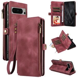 グーグル ピクセル Google Pixel 9 Pixel 9 Pro Pixel 9 Pro XL ケース 手帳型 PUレザー Google Pixel 8 pro 8a カバー Google Pixel 7A 7 Pro スマホケース CASE スタンド機能 手首ストラップ付き 落下防止 耐衝撃 全面