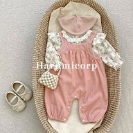 セットアップ キッズ ベビー服 ロンパース 女の子 シャツ 長袖 子供服 春秋 ブラウス 花柄 ロングパンツ …