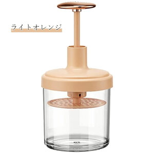 【限定!8%OFFクーポン】洗顔用泡立て器 プッシュタイプ ふんわり クリーム 泡立て器 洗顔料 簡単 かわいい きめ細かなマイクロバブル 送料無料