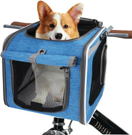 リュック 自転車 カゴ 犬乗せ 拡張可能 バッグ ペット 猫 小型犬 3WAY 折りたたみ キャリーバッグ サイクル 前カゴ バックパック ドライブシート ショルダー 飛び出し防止 リップストップ 調整可能 肩掛け 顔出し 撥水 高耐久 犬用 猫用