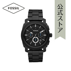 【お買い物マラソン/10倍ポイント】フォッシル 腕時計 アナログ メンズ ブラック ステンレススチール MACHINE FS4552IE 2010 秋 FOSSIL 公式