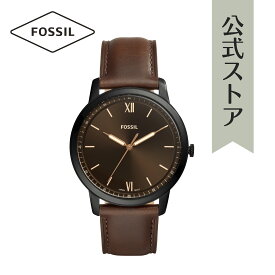 【お買い物マラソン/10倍ポイント】フォッシル 腕時計 アナログ メンズ ブラウン レザー THE MINIMALIST 3H FS5551 2019 夏 FOSSIL 公式