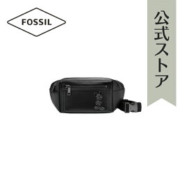 【30%OFF】フォッシル ウエストポーチ メンズ ブラック レザー MICKEY MBG9627001 2023 秋 FOSSIL 公式