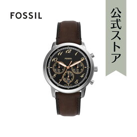 フォッシル 腕時計 アナログ メンズ ブラウン レザー NEUTRA FS6024 2023 冬 FOSSIL 公式