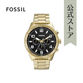 【楽天スーパーSALE/30%OFF】フォッシル 腕時計 アナログ メンズ ゴールド ステンレススチール BROX BQ2824 2023 冬 FOSSIL 公式