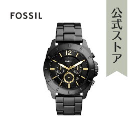 【楽天スーパーSALE/30%OFF】フォッシル 腕時計 アナログ メンズ ブラック ステンレススチール PRIVATEER BQ2818 2023 冬 FOSSIL 公式