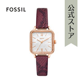 【GWセール/50%OFF】フォッシル 腕時計 アナログ レディース レッド レザー COLLEEN BQ3919 2023 冬 FOSSIL 公式