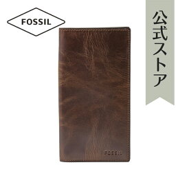 【楽天スーパーSALE/20倍ポイント】フォッシル バイフォールド メンズ ブラウン レザー DERRICK ML3683201 2015 秋 FOSSIL 公式