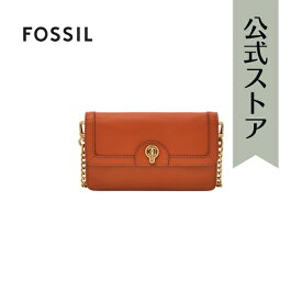 フォッシル レザー Crossbody Bag レディース レッド レザー Ainsley SHB3152619 2024 春