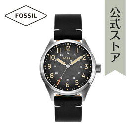 【50%OFF】フォッシルアウトレット 腕時計 アナログ クォーツ メンズ ブラック レザー EASTON BQ2791 2023 夏 FOSSIL OUTLET 公式