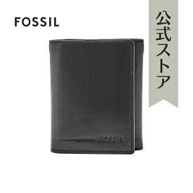 【30%OFF】フォッシル 財布 三つ折り メンズ ブラック RFID ALLEN SML1550001 2017 秋 FOSSIL 公式