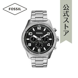 フォッシル 腕時計 アナログ メンズ シルバー ステンレススチール BROX BQ2797 2023 秋 FOSSIL 公式