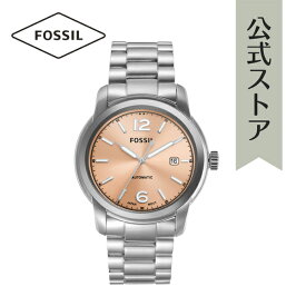 【楽天スーパーSALE/70%OFF】フォッシル 腕時計 アナログ 自動巻き メンズ シルバー ステンレススチール FOSSIL HERITAGE ME3243 2023 春 ME3243 FOSSIL 公式 ブランド ビジネス 防水 誕生日 プレゼント 記念日 ギフト