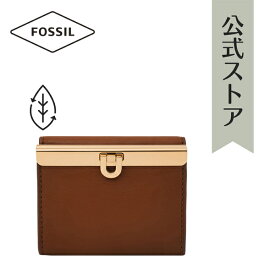 フォッシル 財布 三つ折り レディース ブラウン レザー PENROSE SL8288200 2023 春 FOSSIL 公式