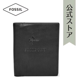 フォッシル パスポートケース メンズ ブラック ポリエステル PASSPORT CASE MLG0358001 2016 春 FOSSIL 公式