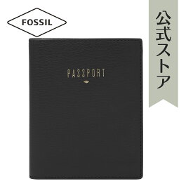 フォッシル パスポートケース レディース ブラック ViralOff&reg 再生ポリエステル TRAVEL SLG1499001 2021 秋 FOSSIL 公式