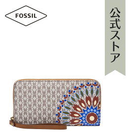 【GWセール/70%OFF】フォッシル 財布 長財布 レディース タン 再生ポリエステル JORI SWL2644729 2021 秋 FOSSIL 公式