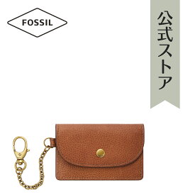 フォッシル カードケース レディース ブラウン 再生ポリエステル ADELYN SWL2668210 2021 秋 FOSSIL 公式