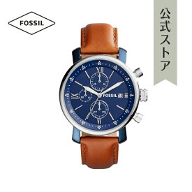 フォッシル 腕時計 メンズ アナログ 時計 レザー ブラウン RHETT BQ2163 FOSSIL 公式 ブランド ビジネス 防水 誕生日 プレゼント 記念日 ギフト VD