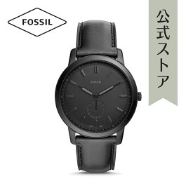 フォッシル 腕時計 メンズ アナログ 時計 レザー ブラック THE MINIMALIST MONO ミニマリスト モノ FS5447 FOSSIL 公式 ブランド ビジネス 防水 誕生日 プレゼント 記念日 ギフト