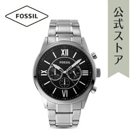 フォッシル 腕時計 アナログ シルバー/スチール メンズ FOSSIL 時計 BQ1125IE FLYNN 公式 VD ブランド ビジネス 防水 誕生日 プレゼント 記念日 ギフト