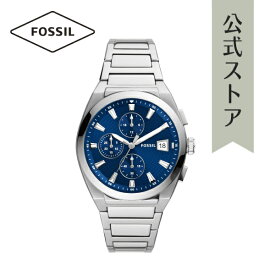 【50%OFF】フォッシル 腕時計 アナログ シルバー メンズ FOSSIL 時計 FS5795 EVERETT CHRONOGRAPH エヴァレット 公式 ブランド ビジネス 防水 誕生日 プレゼント 記念日 ギフト