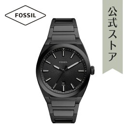 【30%OFF】フォッシル 腕時計 アナログ メンズ FOSSIL 時計 ブラック FS5824 EVERETT 3 HAND エヴァレット 公式 ブランド ビジネス 防水 誕生日 プレゼント 記念日 ギフト
