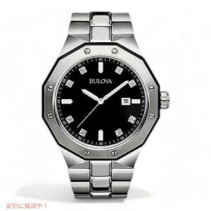 Bulova Men's 98D103 Marine Star Diamond Accented Stainless Steel Bracelet Watch