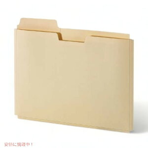 g File Folder Pocket, Letter, 11?Point Manila, 10/Pack