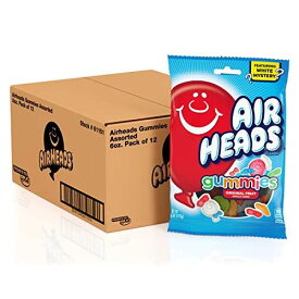 Airheads キャンディバー Gummies Fruit, 6oz (Pack of 12)