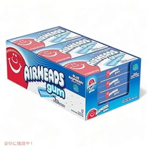 Airheads LfBo[VK[t[K with Xylitol, Blue Raspberry, 14 Sticks