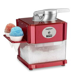 Cuisinart クイジナート 電動かき氷機 スノーコーンメーカー かき氷器 SCM-10 [レッド] Snow Cone Maker, Red