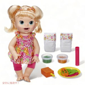 Baby Alive xr[ACu Super Snacks ܂܂ h[ l` tBMA Blond @i Founder͂!