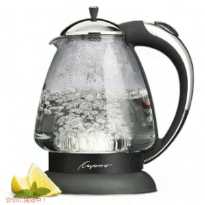 �J�v���b�\�Ё@�O���X�@�d�C�P�g���@�d�C�₩�� �G���N�g���b�N�P�g���@PLUS 259 Capresso Electric Kettle
