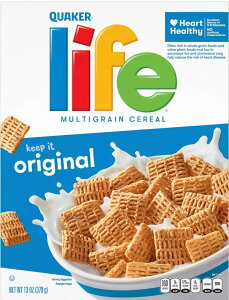 �N�G�[�J�[ ���C�t Quaker Life �u���b�N�t�@�[�X�g �V���A�� 370g Breakfast Cereal 13oz / Original �I���W�i��