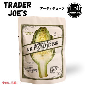 Trader Joes �g���[�_�[�W���[�Y 1.58oz Marinated Artichokes On The Go 45g �A�[�e�B�`���[�N�̃}���l