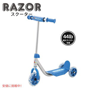 Razor Scooter �J�~�\�� �X�N�[�^�[Jr 3Wheel Kick Scooter �W���j�A 3�փL�b�N�X�N�[�^�[ Blue